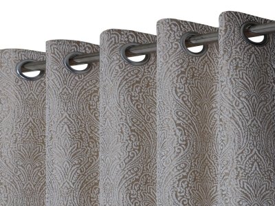 Classic Damask Ready Made Curtain